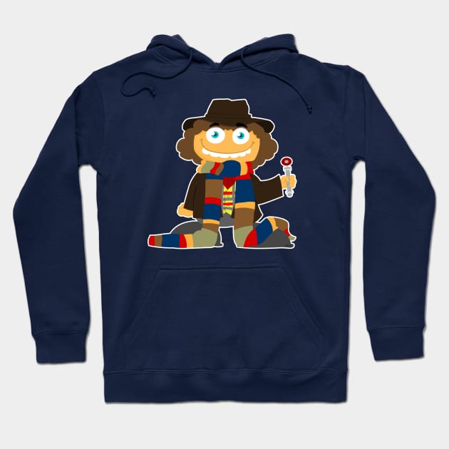 4th Doctor Hoodie by scoffin